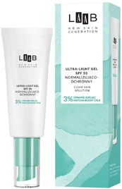 Laab Clear Skin Solution itin lengvas gelis SPF50 normalizuojantis ir apsauginis 40ml