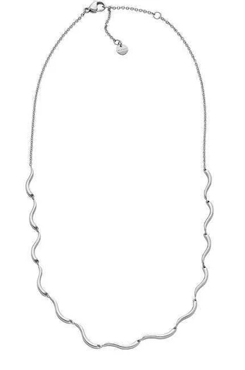 Skagen Timeless steel necklace Wave SKJ1795040