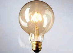 Eg_Nordic DEKOPÆRE LED 3W GLOBE Ø95 GYLDENT GLAS