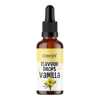 OSTROVIT Flavour Drops (skonio lašai) - 30ml Braškės