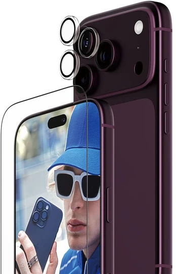 Panzer Glass PanzerGlass ® 2-in-1 Essentials Bundle iPhone 18 Pro, Apple - iPhone 18 Pro, Dry application, Scratch resistant, Shock resistant, Transparent, 1 pc(s)