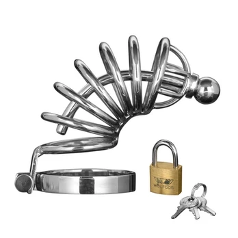 Xr Brands Asylum Stainless Steel Intimate Restraint System M/L - 6 Interchangeable Rings