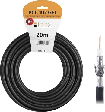 Libox Kabelis coaxialny PCC102 żel-20 LIBOX