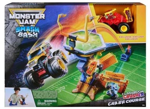 Monster Jam Smash & Bash Crash Course Playset