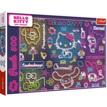 Trefl Dėlionė 500 Neon HelloKitty 37523