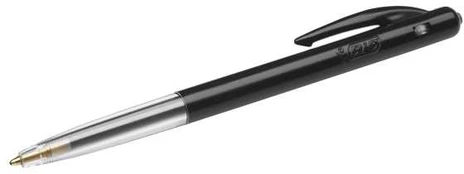 BIC M10 Clic Medium, Clip, Clip-on retractable ballpoint pen, Juodas, 50 pc(s), Medium