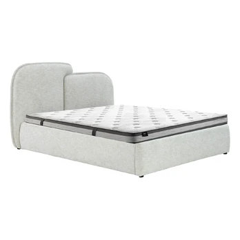 Bed EMBRACE with mattress HARMONY DUO 160x200cm, white