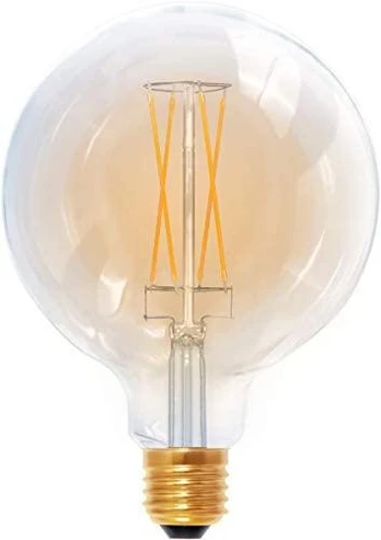 Segula LED Globe 125 auksinis E27 5W 340Lm 1900K ściemnialny