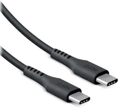 SBS USB-C zu USB-C Kabelis 2m 100W juodas