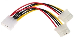 Adapteris Akyga Molex x2 / Molex 4 pin Molex x 2, 4 pin Molex female, 0.15 m kaina