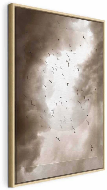Artgeist Paveikslas - Birds in the Clouds (1 Part) Vertical