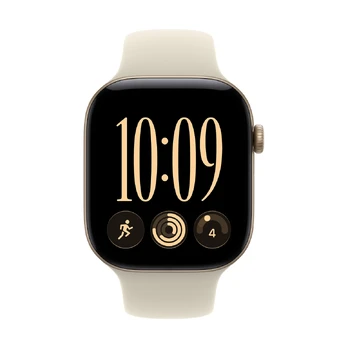 Apple Watch Series 12 42mm 5G Gold (Beige Rubber Strap S/M)