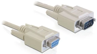 DELOCK Cable Serial Ext. SUB-D 9 1m St/Bu kaina