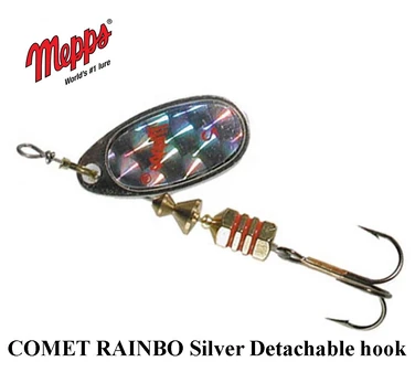 Blizgė Mepps Comet RAINBO Silver Detachable hook 7 g