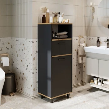 Vonios spintelė 2506, juoda