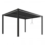 Pergola su LED Luxe, 4x4 m, antracito kaina
