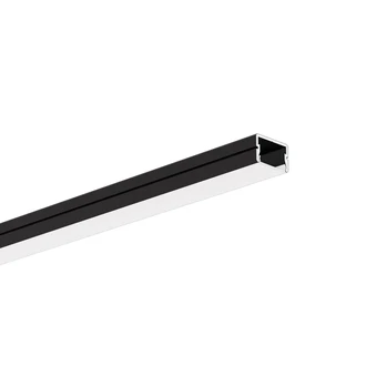 LED paviršinis profilis SILER, juodas, 2m