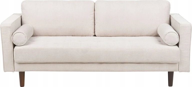 Beliani Trivietė sofa NURMO Šviesiai smėlio spalvos