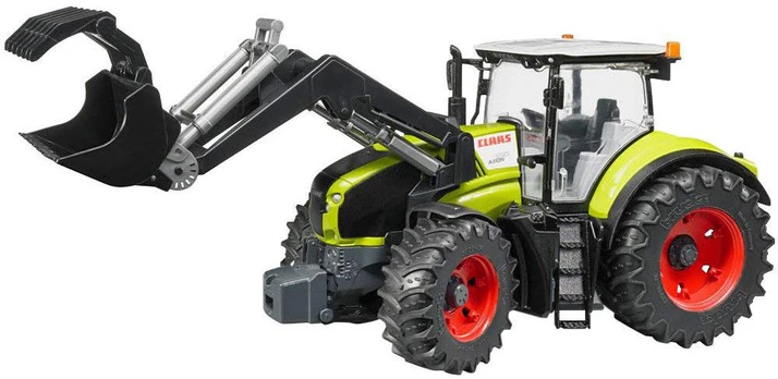 Bruder Traktor Claas Axion 950 su krautuvas