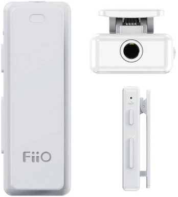 Nešiojamas DAC stiprintuvas FIIO BTR11 su „Bluetooth“, baltas