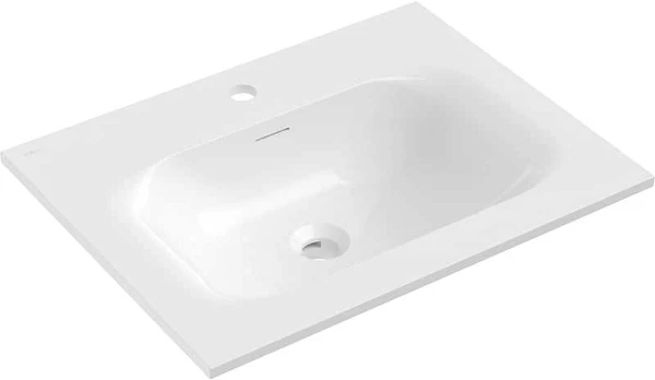 Praustuvas Mexen Vela, 61 x 46,5 cm, Baltas glossy