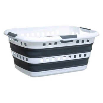 Folding laundry basket, 45 l