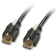 HDMI Kabelis - Lindy High Speed Locking 5 m
