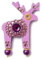 Deers Deer mini brooch Miss Violet