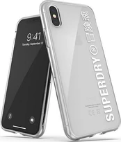 Dėklas SUPERDRY SNAP CASE CLEAR IPHONE X/XS TRANSPARENT / Baltas kaina