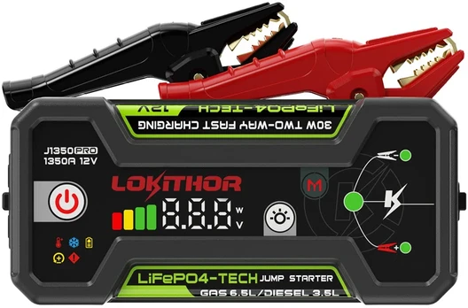 LOKITHOR J1350 Pro 25.6Wh Jump Starter