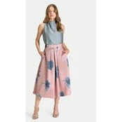 Swing Midi sijonas 2AK00300 Rožinė Regular Fit
