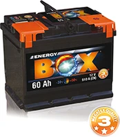 AKUMULIATORIUS 60AH 540A EN ENERGY BOX AEB60R
