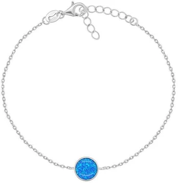 Brilio Silver Brilio Sidabrinis Sidabrinis bracelet with synthetic opal BRC124WB