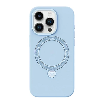Joyroom Dancing Circle PN-15L2 dėklas iPhone 15 Pro, mėlynas, be pakuotės