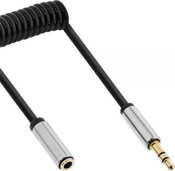 Kabelis InLine 3,5 mm lizdas – 3,5 mm lizdas 2 m sidabro (99282)
