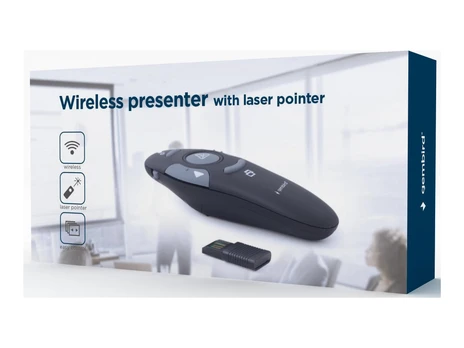 Gembird Wireless presenter with laser pointer | WP-L-11