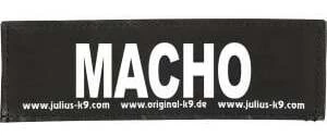 Aksesuaras Julius-K9 Label Macho, juoda, 2 vnt. kaina