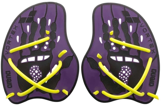 ARENA Vortex Evolution Hand Paddles Plum/Artic Lime