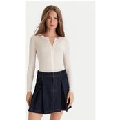Lacoste Kardiganas AF4141 Écru Slim Fit