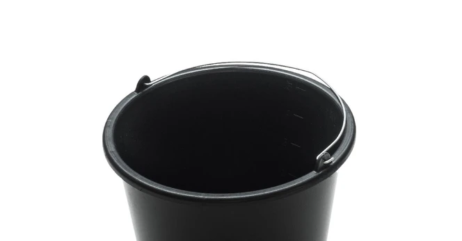Plastikinis kibiras 5 l, juodas