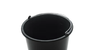 Plastikinis kibiras 5 l, juodas kaina