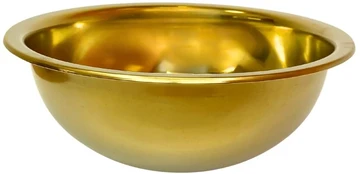 Metalinis dubenėlis aukso spalvos 26cm 6630-26