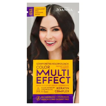 Joanna Multi Effect Color dažantis šampūnas 012 Chocolate Brown 35g