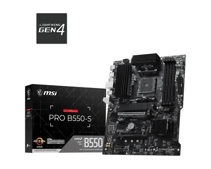 Pagrindinė plokštė MB MSI AMD AM4 PRO B550-S