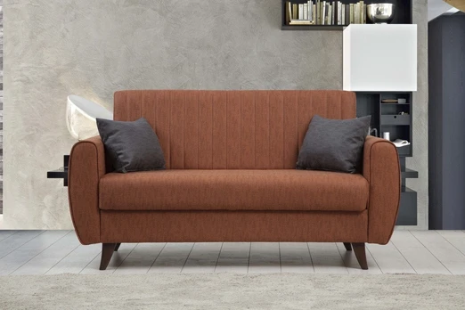 Dvivietė sofa-lova Alkon-Tile Red Plytelės raudona