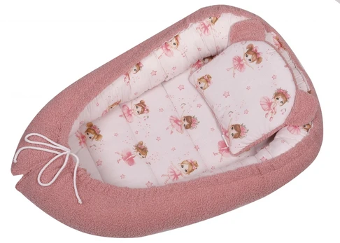 Cocoon - 678 - with pillow - BOUCLA - DIRTY PINK