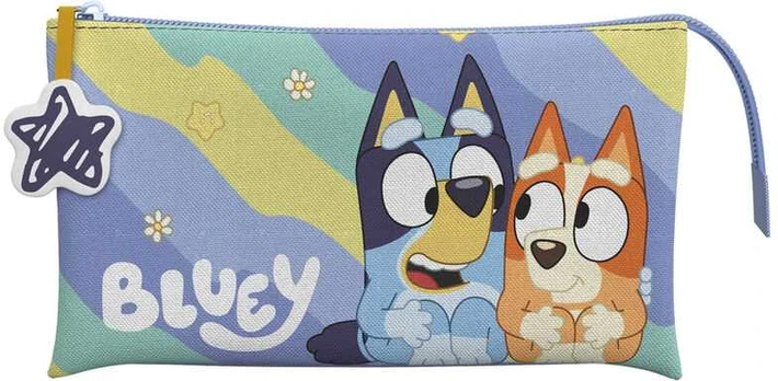 Cyp Brands Bluey Light Waves triple pencil case
