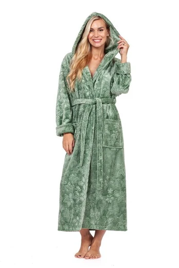 Chalatas moterims Elite Bamboo, žalias