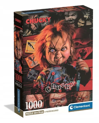 Clementoni CLE puzzle 1000 Compact HorrorCollect.Chucky 37099