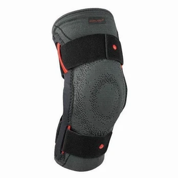 Elastinis kelio įtvaras su šoniniais sutvirtinimais DonJoy Stabilax, juodas